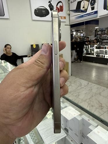 новый айфон 15: IPhone 15 Pro Max, 256 ГБ, Natural Titanium, Коробка, 84 % — 2