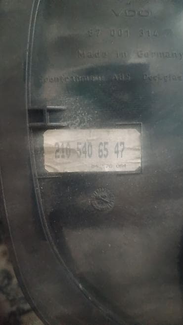 Унаа тетиктери: Приборлор калканы Mercedes-Benz 1998 г., Колдонулган, Оригинал, Германия — 4