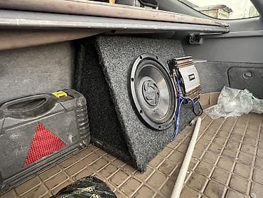 калонка с микрофоном: Автомобильный сабвуфер Pioneer в закрытом корпусе + усилитель MAC — 3