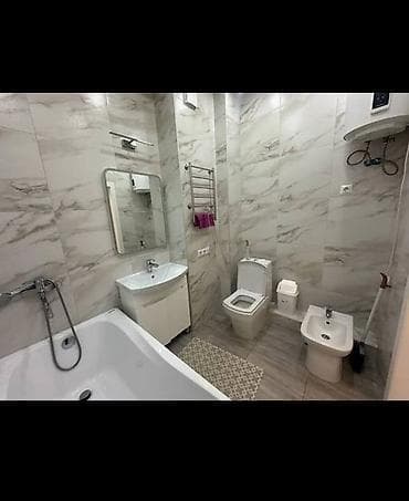 сдаю квартира ахунбаева: 2 комнаты, 62 м², Элитка, 5 этаж, Евроремонт — 3