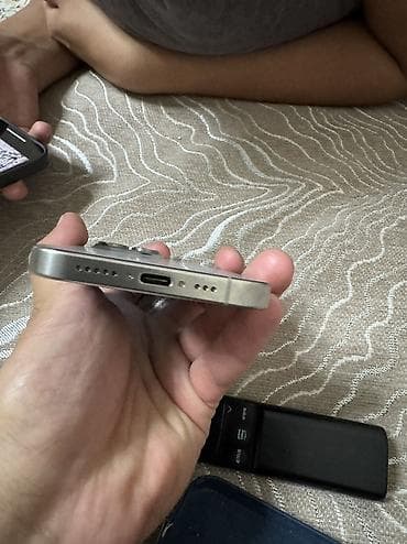 apple iphone 13 pro max: IPhone 15 Pro, Б/у, 128 ГБ, Natural Titanium, 85 % — 2