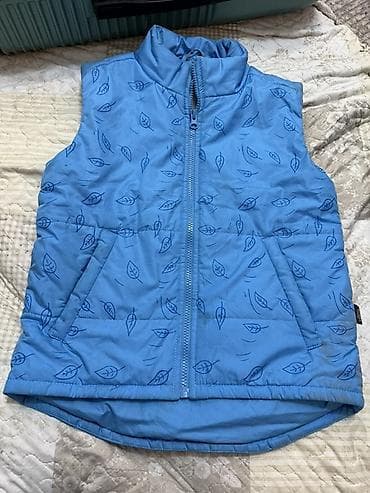 жилет с подогревом: Детский утеплённый жилет без рукавов. - Цвет: небесно‑голубой. - — 1