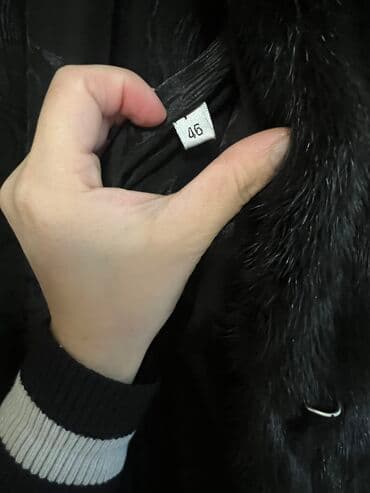 дом вещи: Шуба, Норка, Длинная модель, С капюшоном, 3XL — 5