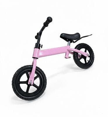 руль велосипед: Беговел для детей, розовый Поднимает до 80кг - Легкая металлическая — 1