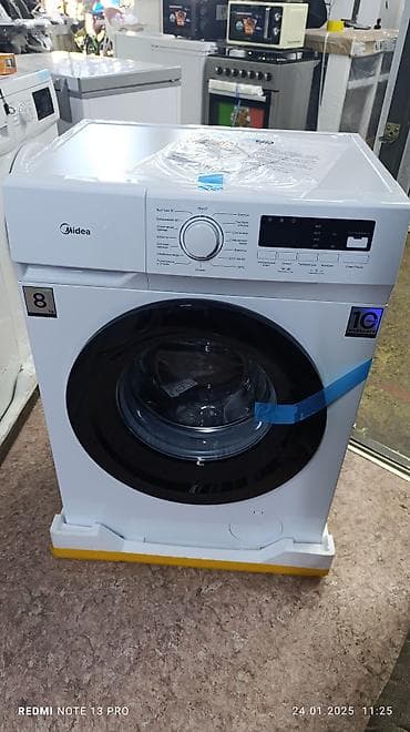 Стиральная машина Midea, Новый, Автомат, До 9 кг, Компактная at lalafo.kg Стиральная машина Midea, Новый, Автомат, До 9 кг, Компактная