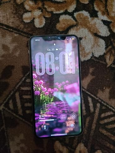 чехол на айфон 11 pro max: IPhone 11 Pro Max, Б/у, 64 ГБ, Серебристый, Чехол — 1