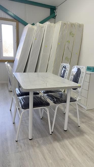 стулья с подставкой для письма: Стул для кухни, Новый, Железо, цвет - Серый — 6