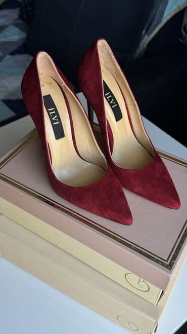 river island: Туфли бренда ILVI натуральная замша и кожа внутри Размер 36 на узкую — 3