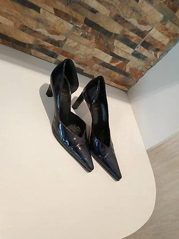 туфли италия новые: Туфлиитальянские лакированная кожа,синечерного цветав отличном — 3