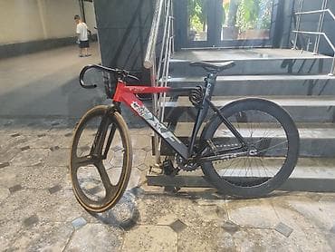Трековый фикс-байк (fixed gear) в подарок стрепы (узонгу) и замок
