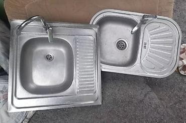 forcekraft 216: Кухонные мойки из нержавеющей стали с крылом (2 модели) - Материал — 1