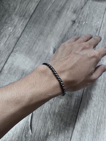 серебро турция: Браслет, Проба 925, Мужские, Новый — 5