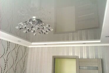 стоимость натяжных потолков: Натяжной потолок Глянцевое, Матовое, 3D потолки Гарантия, Бесплатная консультация, Бесплатный замер — 25