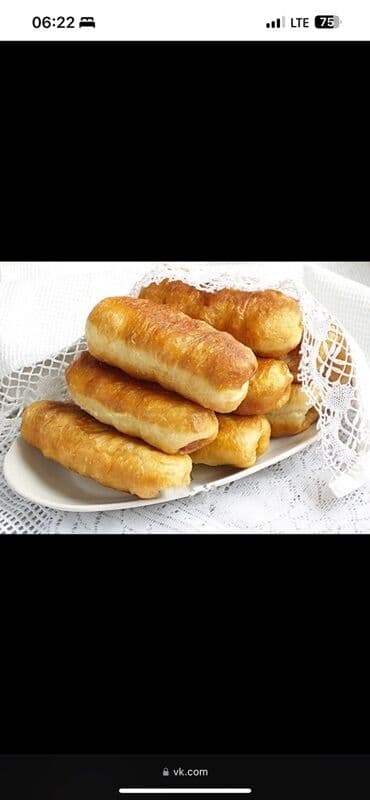 Сосиски в тесте, пирожки жареные жасаганы тунку сменага одам керек at lalafo.kg Сосиски в тесте, пирожки жареные жасаганы тунку сменага одам керек