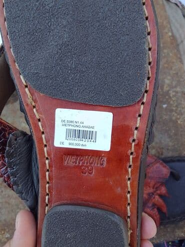 шлепка: Шлепанцы кожа крокодила,39 р 0/508/01/35/95 — 2