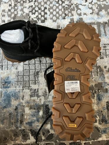 Мужская обувь: Мужские ботинки, 43, Clarks, Новый, цвет - Черный, Самовывоз — 4