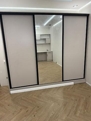 шкаф 2 створчатый с антресолью: Шкаф купе, С зеркалом, ЛДСП — 5