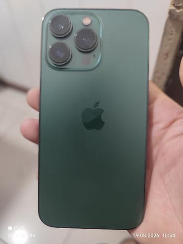 утилизация бытовой техники: IPhone 13 Pro, зелёный - Память: 128 ГБ (доступно ~83,53 ГБ на момент — 1