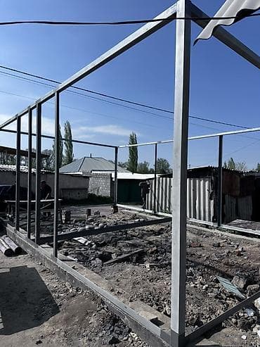 Металлокаркас для быстровозводимого строения - Прочная сварная рама