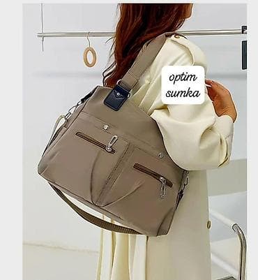 Атайын кийим: Женская сумка-тоут с длинным ремнём - Формат: вместительная — 4