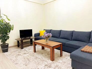 суточный квартира бишкек 2 комнатная: 2 комнаты, Душевая кабина, Постельное белье, Кондиционер — 6