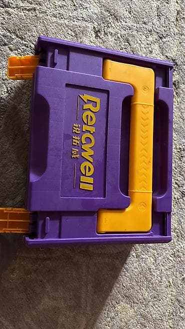 Башка инструменттер: Аккумуляторная дрель‑шуруповёрт Retewell в фирменном кейсе — 2