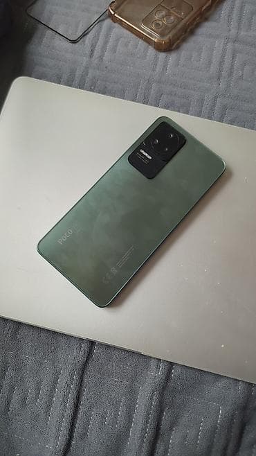 red magic 6: Poco F4, Б/у, 128 ГБ, цвет - Голубой, 1 SIM — 1