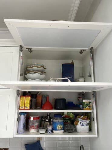 дешевая кухонная мебель от производителя: Кухонный гарнитур, цвет - Белый, МДФ — 10