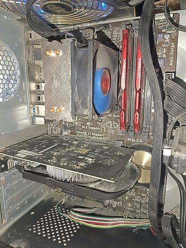 intel: Компьютер, ядер - 4, ОЗУ 8 ГБ, Игровой, Б/у, Intel Core i5, NVIDIA GeForce GTX 1050, HDD — 7