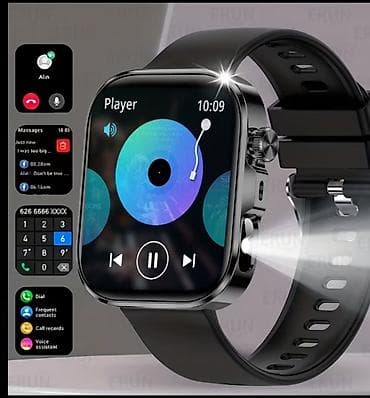 ring light: Смарт-часы с прямоугольным экраном и боковой кнопкой-колесиком — 1