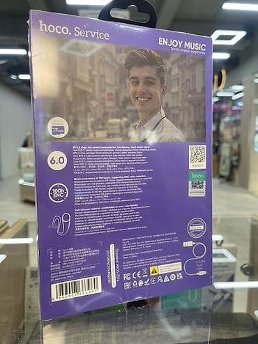 one plus buds: Вкладыши, Hoco, Новый, Беспроводные (Bluetooth), Для занятий спортом — 2