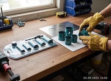 Набор коронок по металлу TOTAL TACSH1071, 7 предметов - Тип: Bi-Metal