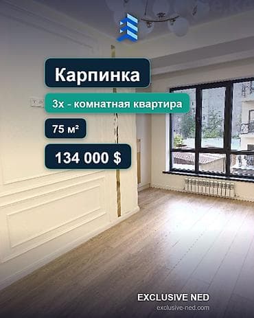 карпинка квартира: 3 комнаты, 76 м², 1000 мелочей (Карпинка) Элитка, 4 этаж, Евроремонт — 1