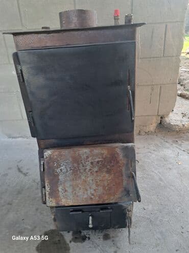 идиш жугуч: Твердотопливный котёл/печь из стали для отопления помещений — 1