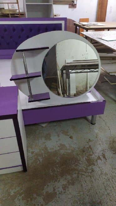 детская кровать шкаф стол в одном: Уктоочу бөлмө гарнитуру, Эки кишилик керебет, Шкаф, Комод — 3