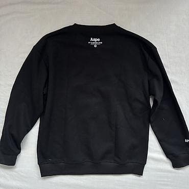 c a: Свитшот AAPE BY A BATHING APE - Цвет: черный - Принт: фирменный — 3