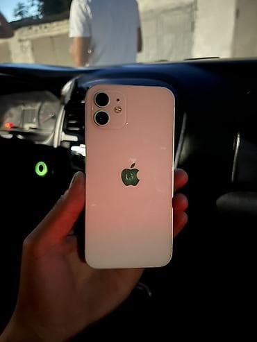 розовый айфон: IPhone 12, Б/у, 256 ГБ, Белый, 80 % — 1