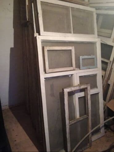 Окна б/у 20 шт, размер 1.0х1.5+верхняя створка 1,0х0,4