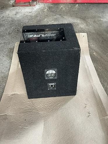 alcatel 2007d: Сабвуфер Alpine SBG-1044BR в корпусе (фирменный бандпасс). - Диаметр — 4