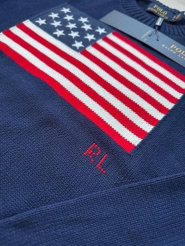 Свитерлер: Эркектердин свитери, M, Polo Ralph Lauren, Жаңы, түсү - Көк — 3