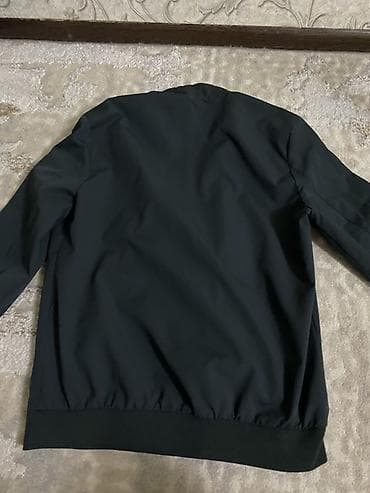 nike tech flece: Мужская куртка, M, Tommy Hilfiger, Б/у, цвет - Черный, Самовывоз — 4