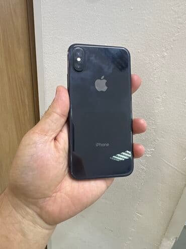 IPhone X, Б/у, 256 ГБ, Черный, 100 %