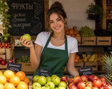 магазинге: Требуются ДЕВУШКИ продавцы в магазин Овощей и Фруктов 🍓🍒. Возраст от — 1