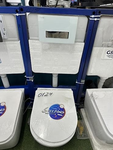 Үй жана бакча: Унитаз Асма (Орнотуу), Материалы: Фарфор — 2