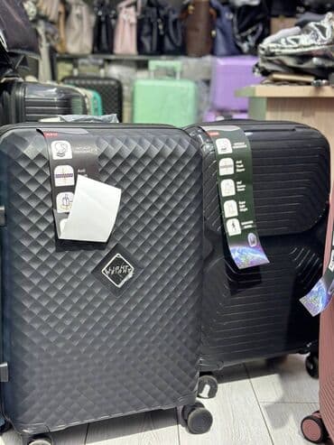 чемодан дорожный бу: Чемодан, Новый, Материал: Полиэстер, Средний (40 - 70 л), Без колес, Водонепроницаемость, Вращающиеся колеса на 360° — 7