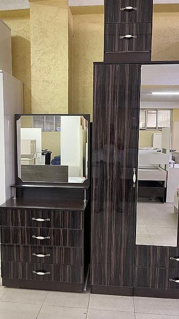 Уктоочу бөлмө гарнитурлары: Уктоочу бөлмө гарнитуру, Жаңы, Эки кишилик керебет, Шкаф, Комод, МДФ, Акысыз жеткирүү — 4