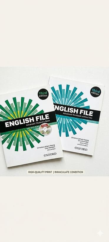книги ош: Продаю комплект English File Уровень Advanced Оригинал (без диска) — 1