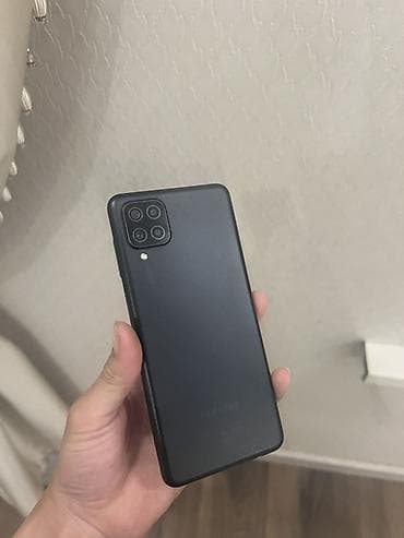 samsun a12: Samsung Galaxy A12, Б/у, 32 ГБ, цвет - Черный, 2 SIM — 1