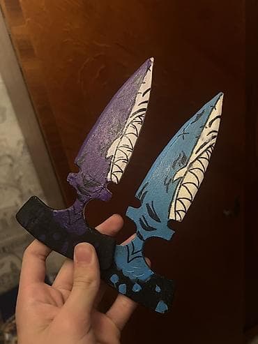 кнопочные ножи: Деревянные декоративные ножи (фан-реплики) - Ручная работа из дерева — 3