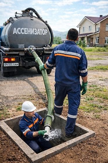 требуется музыканты: Септик 2000 с Туалет 3000 с Ассенизаторские услуги. Откачка и вывоз — 1